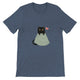 Budget Unisex Crewneck T-shirt/Cute-Black-Cat - Enet Images