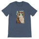Budget Unisex Crewneck T-shirt/Cute-Cat - Enet Images