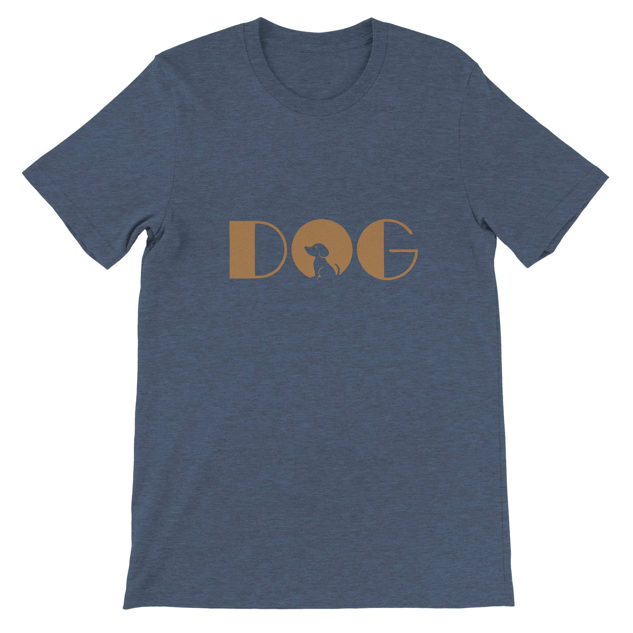 Budget Unisex Crewneck T-shirt/Dog-Gold - Enet Images