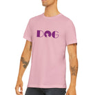 Budget Unisex Crewneck T-shirt/Dog-Purple - Enet Images