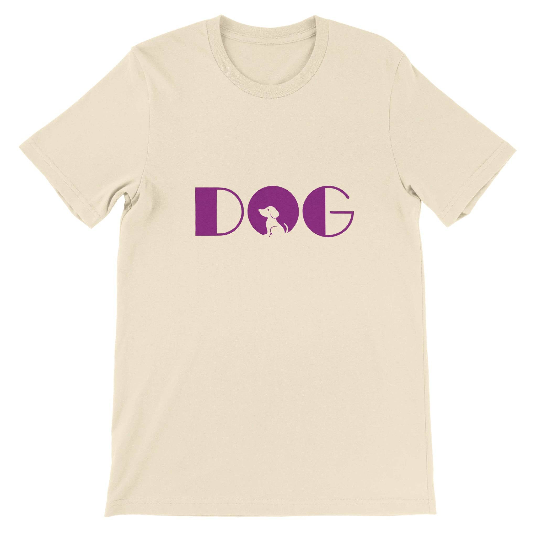 Budget Unisex Crewneck T-shirt/Dog-Purple - Enet Images