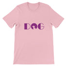 Budget Unisex Crewneck T-shirt/Dog-Purple - Enet Images