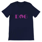 Budget Unisex Crewneck T-shirt/Dog-Purple - Enet Images