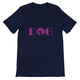 Budget Unisex Crewneck T-shirt/Dog-Purple - Enet Images