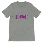 Budget Unisex Crewneck T-shirt/Dog-Purple - Enet Images