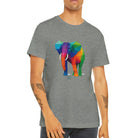 Budget Unisex Crewneck T-shirt/Elephant-Colorful - Enet Images