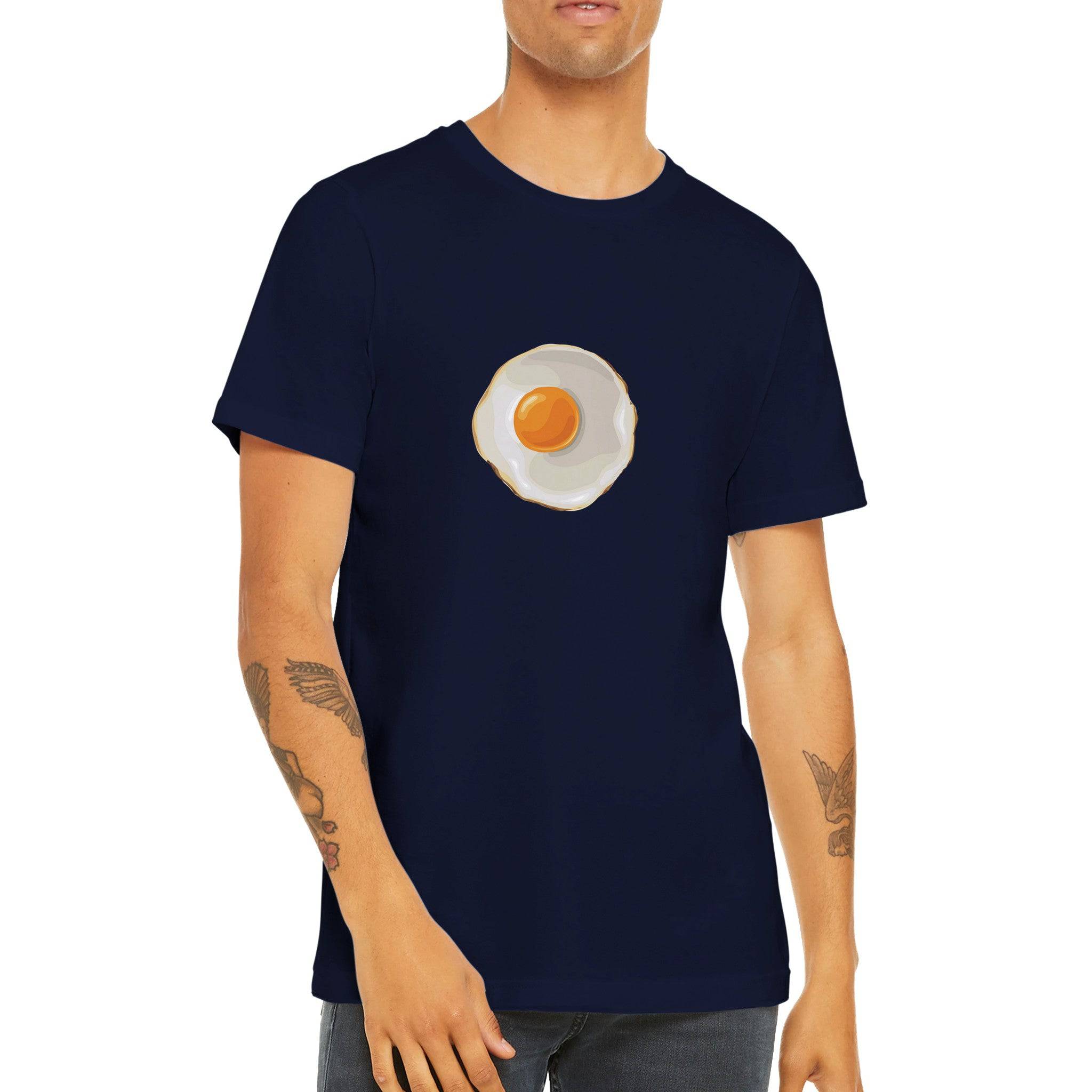 Budget Unisex Crewneck T-shirt/Fried-Egg - Enet Images