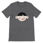 Budget Unisex Crewneck T-shirt/Funny-Face-And-Red-Chicks - Enet Images