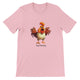 Budget Unisex Crewneck T-shirt/Funny-Rooster-Said-Morning - Enet Images