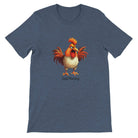 Budget Unisex Crewneck T-shirt/Funny-Rooster-Said-Morning - Enet Images