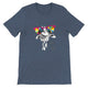 Budget Unisex Crewneck T-shirt/Giraffe-Sunglasses - Enet Images