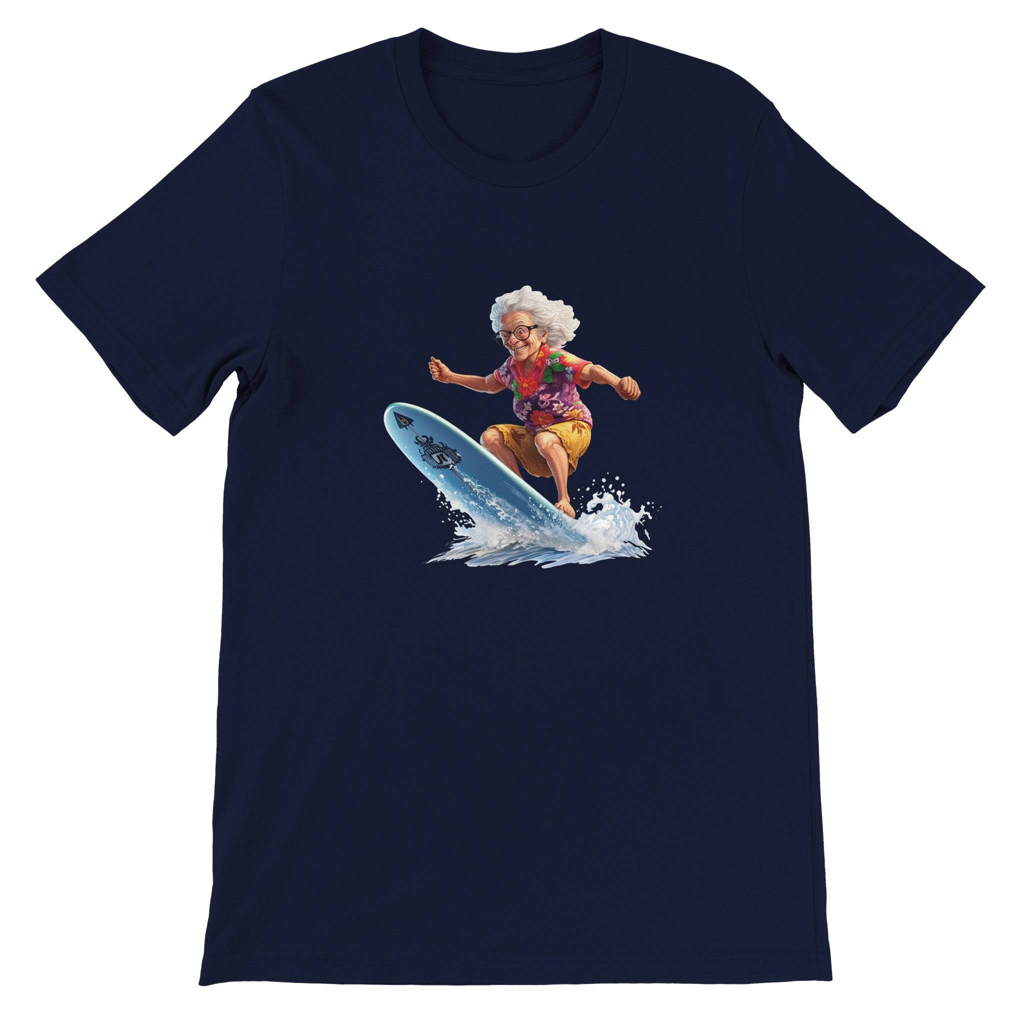 Budget Unisex Crewneck T-shirt/Grandma-Surfin - Enet Images