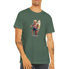 Budget Unisex Crewneck T-shirt/Grandpa-Surfin-Summer - Enet Images