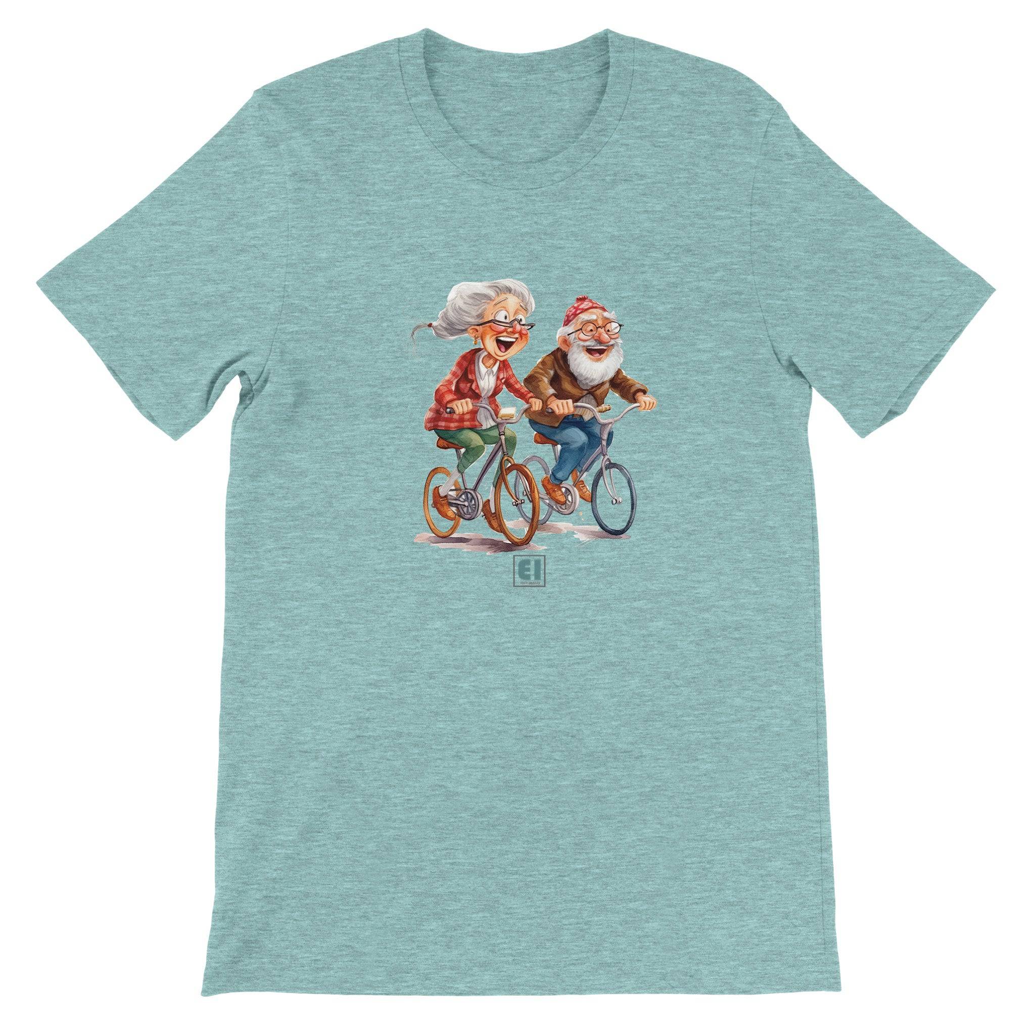 Budget Unisex Crewneck T-shirt/Grandparents-Bicycle - Enet Images