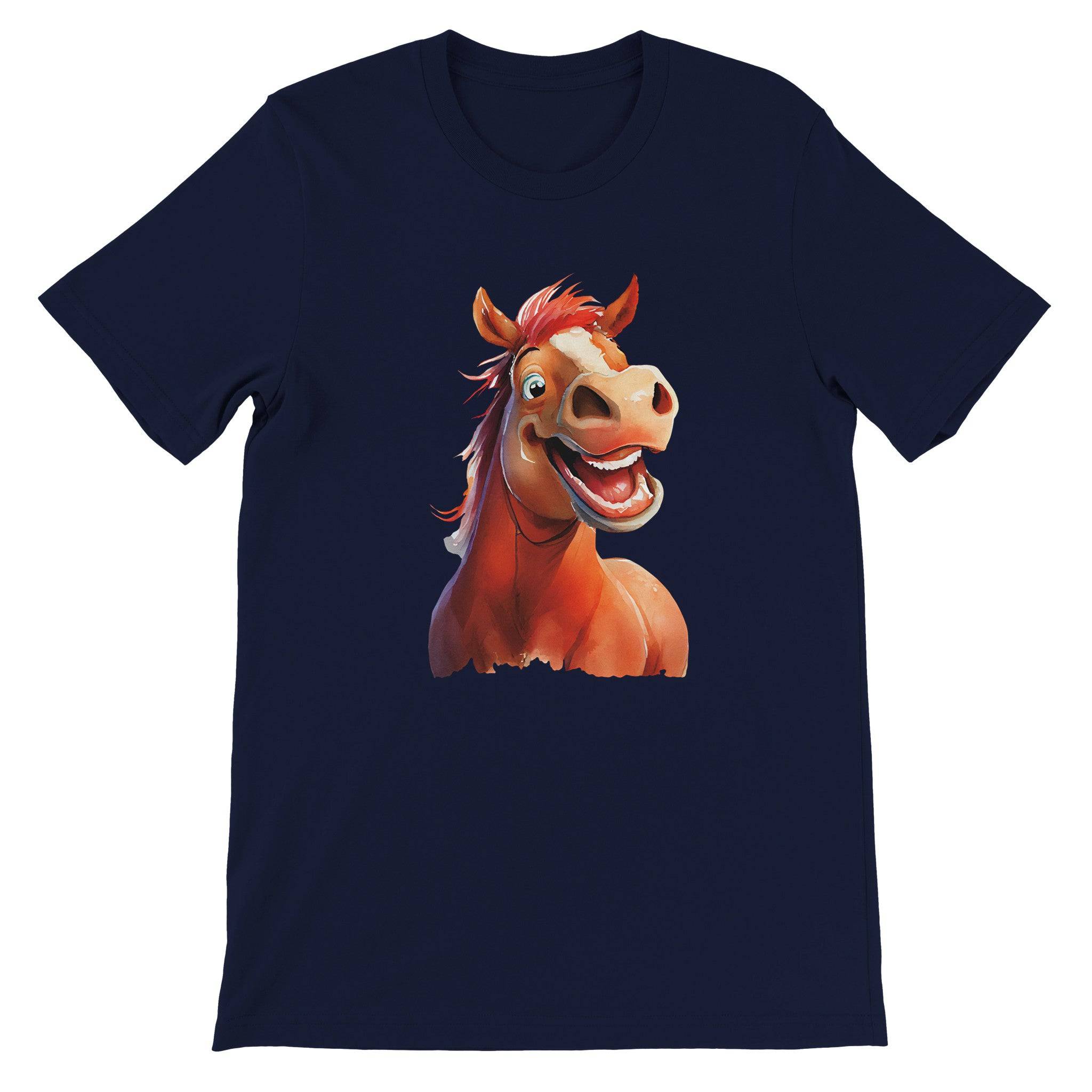 Budget Unisex Crewneck T-shirt/Happy-Horse - Enet Images