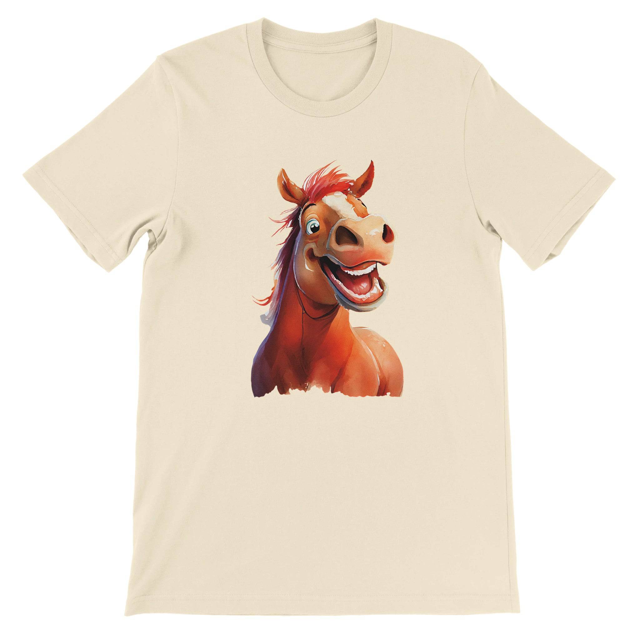 Budget Unisex Crewneck T-shirt/Happy-Horse - Enet Images