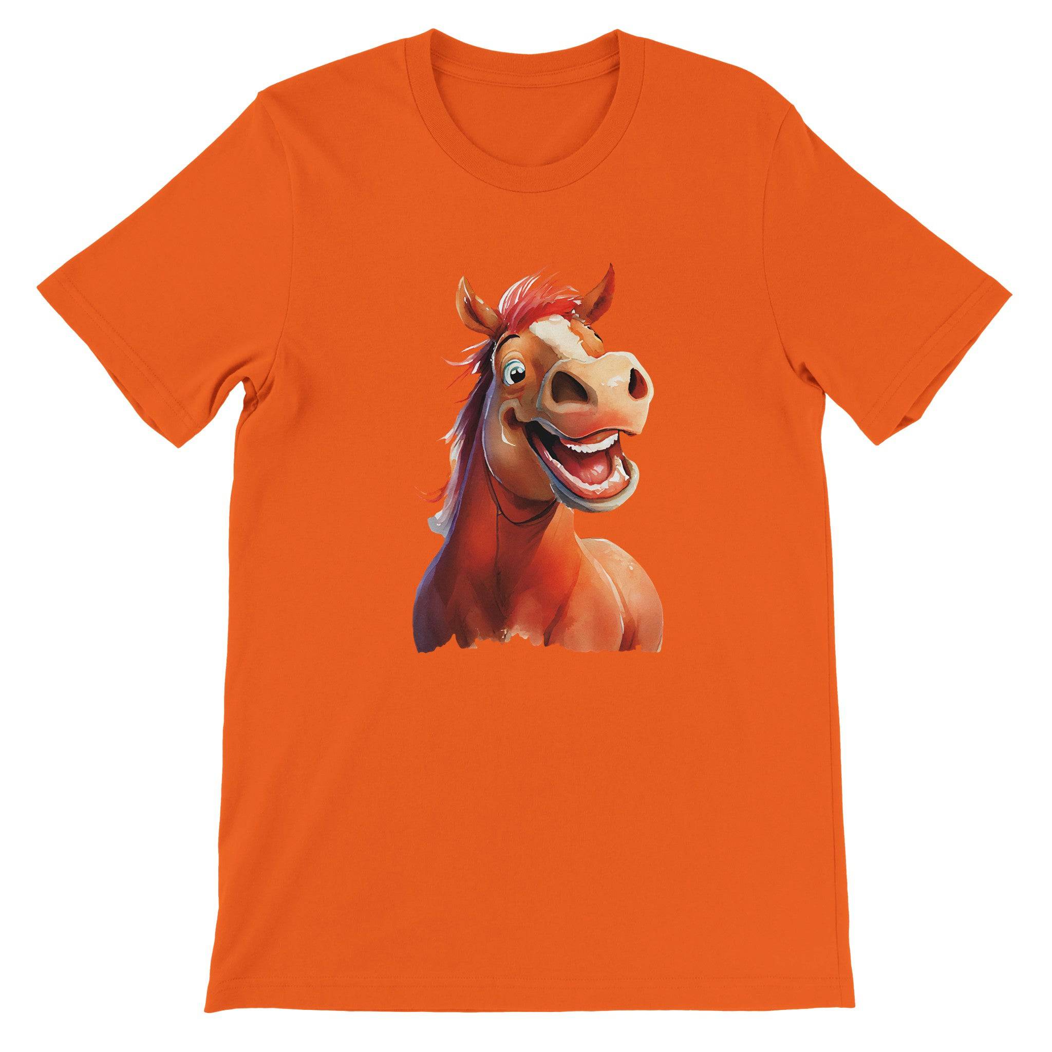 Budget Unisex Crewneck T-shirt/Happy-Horse - Enet Images