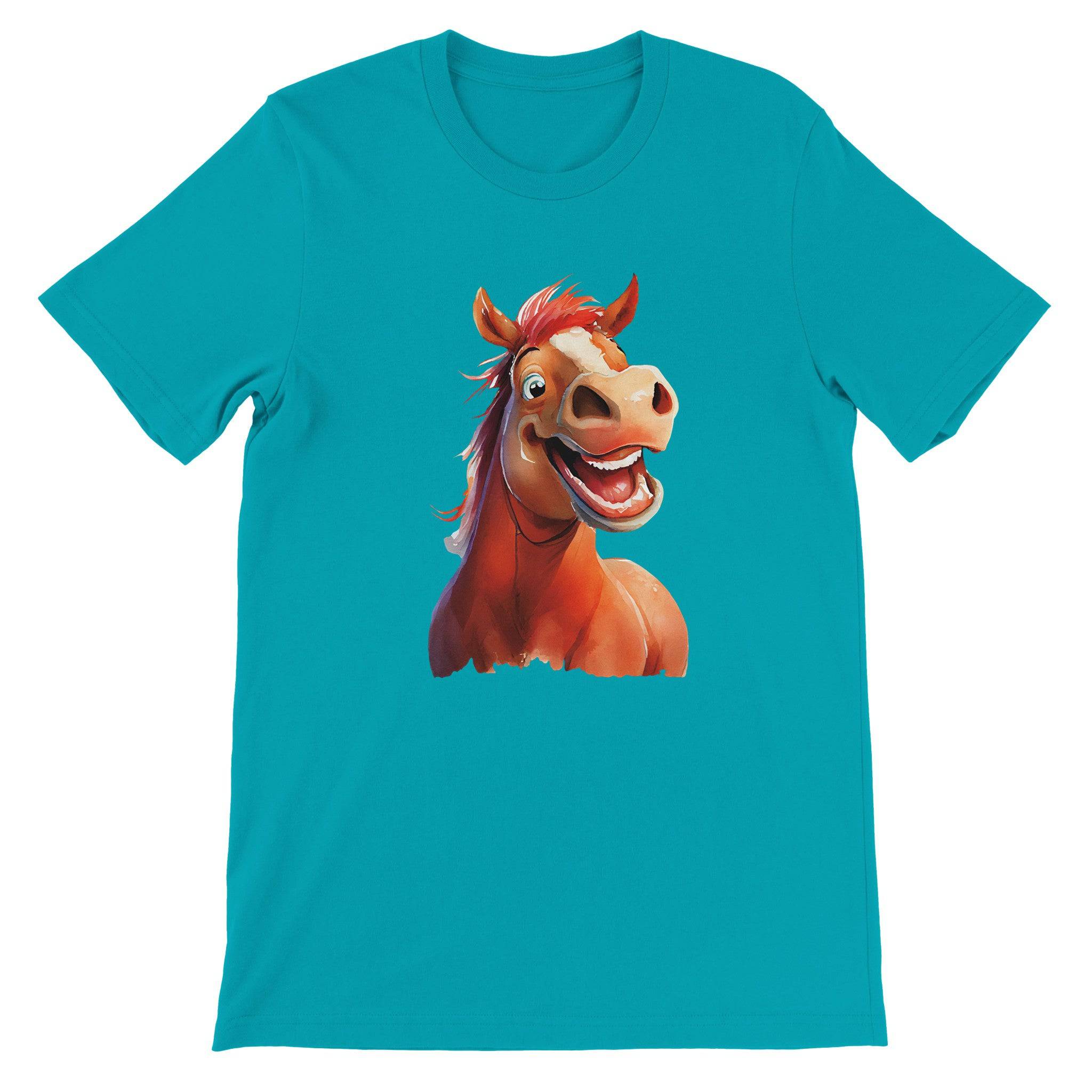 Budget Unisex Crewneck T-shirt/Happy-Horse - Enet Images