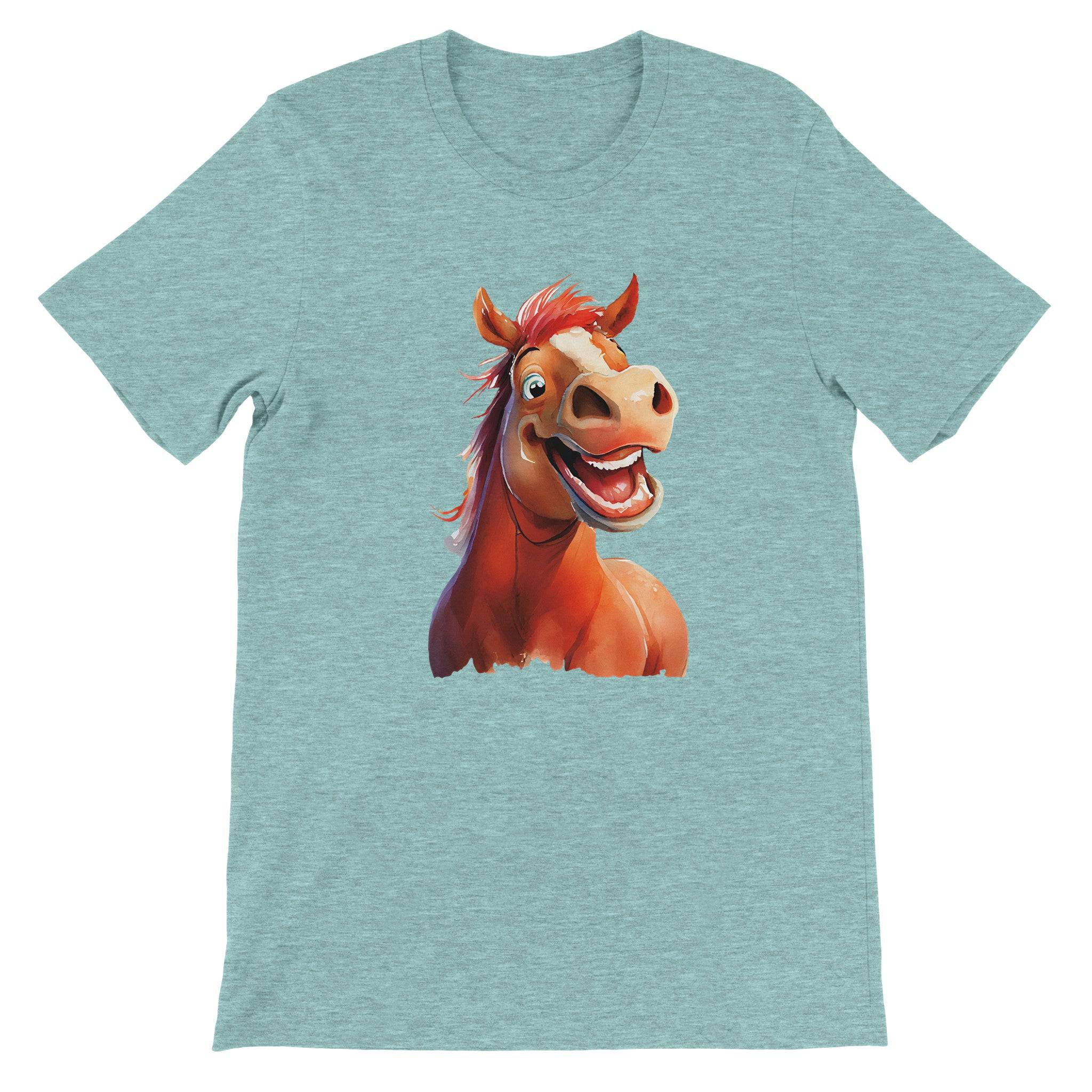 Budget Unisex Crewneck T-shirt/Happy-Horse - Enet Images