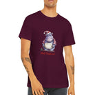 Budget Unisex Crewneck T-shirt/Hippo-What-Christmas - Enet Images