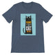Budget Unisex Crewneck T-shirt/Home-Is-Where-The-Cat-Is - Enet Images