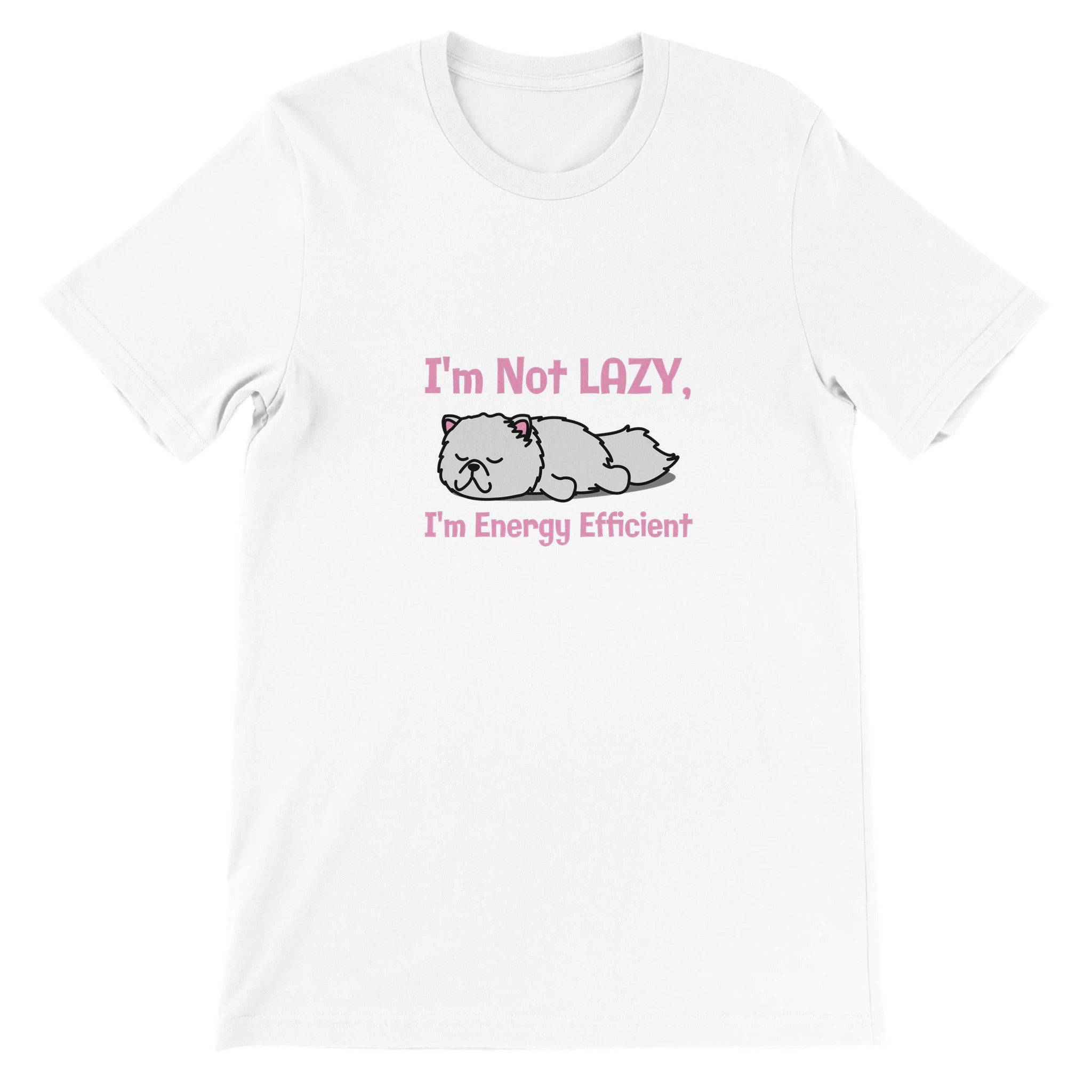 Budget Unisex Crewneck T-shirt/I-Am-Not-Lazy - Enet Images