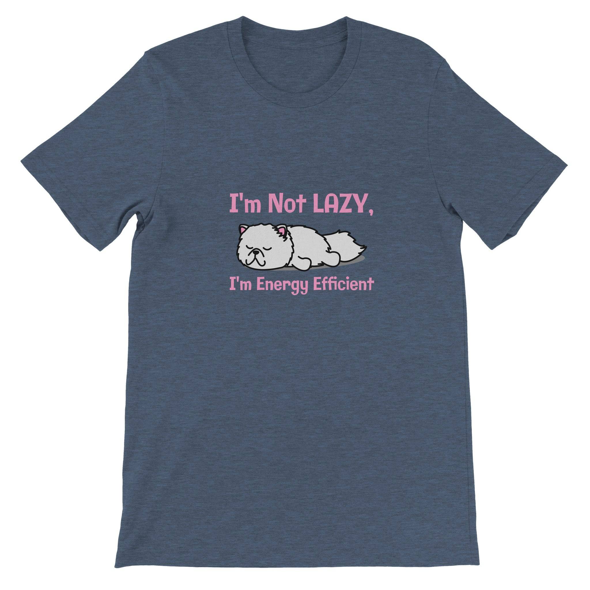 Budget Unisex Crewneck T-shirt/I-Am-Not-Lazy - Enet Images