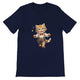 Budget Unisex Crewneck T-shirt/Mr-Cat - Enet Images