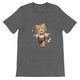 Budget Unisex Crewneck T-shirt/Mr-Cat - Enet Images