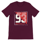 Budget Unisex Crewneck T-shirt/New-York-Brooklyn-93 - Enet Images