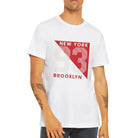 Budget Unisex Crewneck T-shirt/New-York-Brooklyn-93 - Enet Images