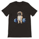 Budget Unisex Crewneck T-shirt/Pug-Weightlifting - Enet Images