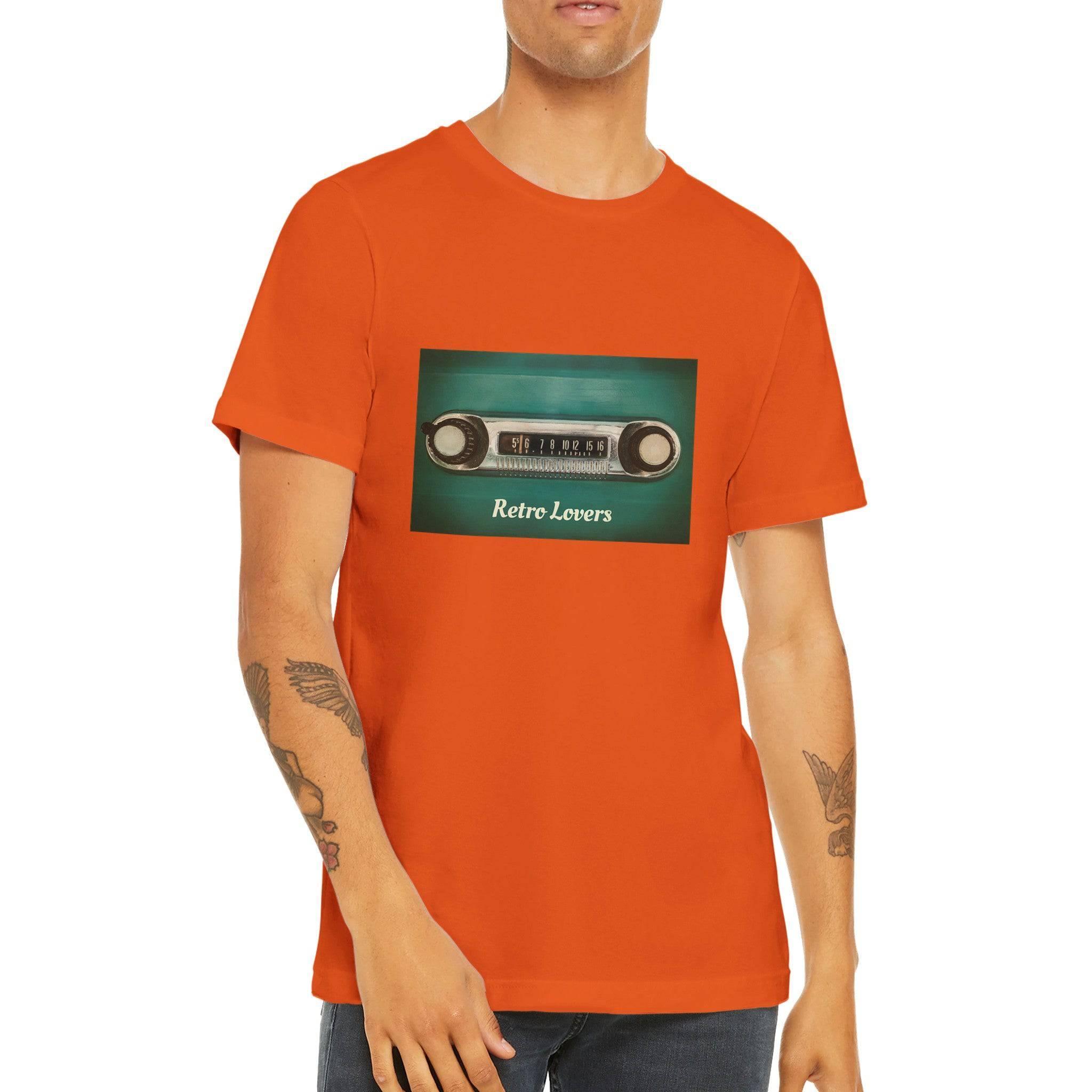 Budget Unisex Crewneck T-shirt/Retro-Lovers-Radio