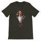 Budget Unisex Crewneck T-shirt/Rooster-Christmas - Enet Images