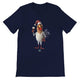 Budget Unisex Crewneck T-shirt/Rooster-Christmas - Enet Images