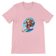 Budget Unisex Crewneck T-shirt/Santa-Surfin - Enet Images