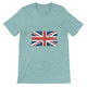 Budget Unisex Crewneck T-shirt/UK-Flag-Vintage - Enet Images