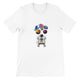 Premium Unisex Crewneck T-shirt/Astronaut-Swing-Planets - Enet Images