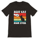 Premium Unisex Crewneck T-shirt/Best-Cat-Mom-Ever - Enet Images