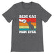 Premium Unisex Crewneck T-shirt/Best-Cat-Mom-Ever - Enet Images