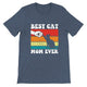 Premium Unisex Crewneck T-shirt/Best-Cat-Mom-Ever - Enet Images