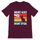 Premium Unisex Crewneck T-shirt/Best-Cat-Mom-Ever - Enet Images