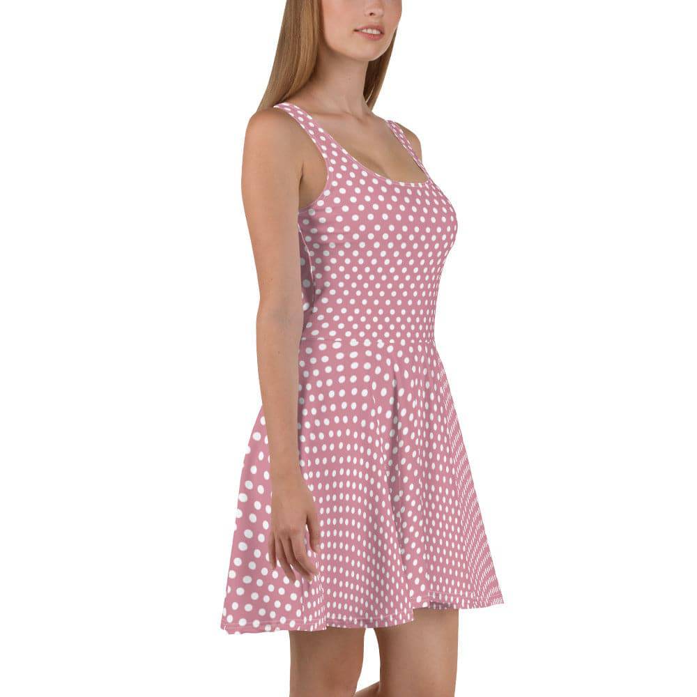 All Over Print Dress/Polka-Dot - Enet Images