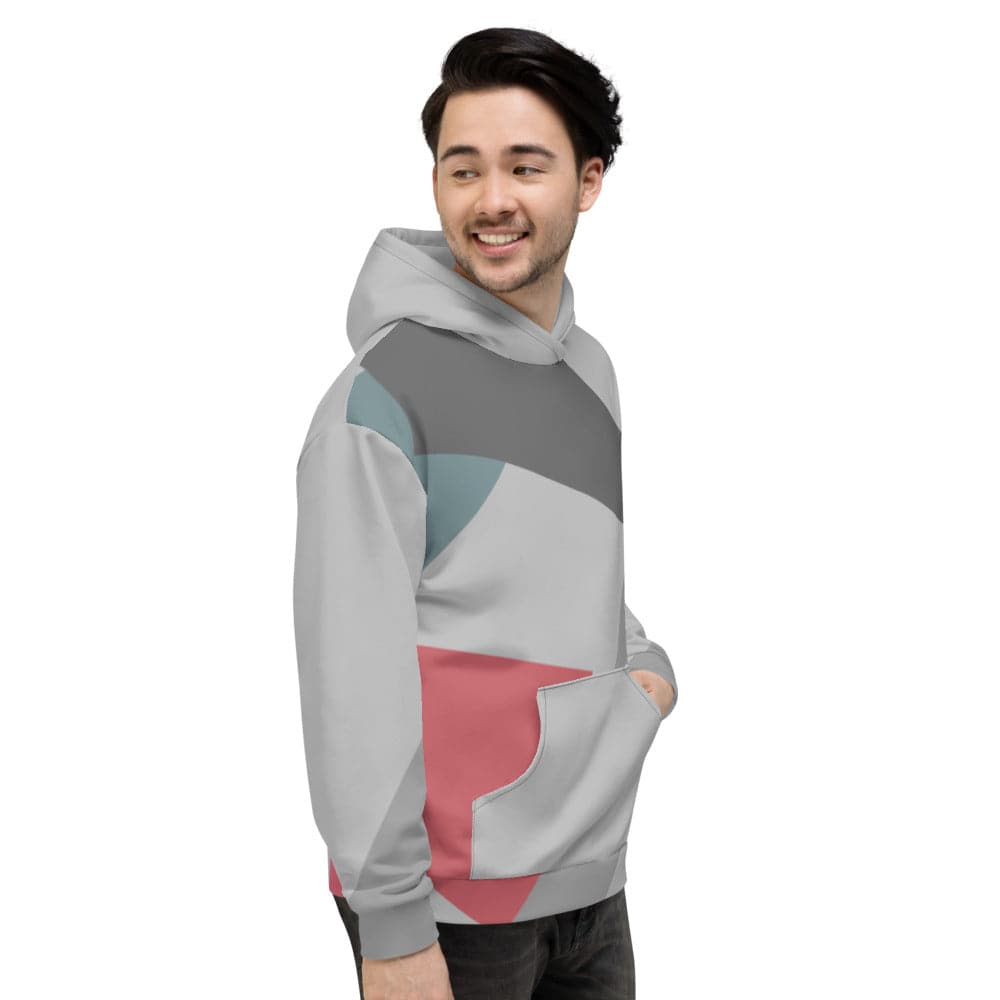 All-Over Print Unisex Hoodie/Colors In Shape - Enet Images