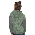 All-Over Print Unisex Hoodie/Colors In Shape Green - Enet Images