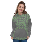 All-Over Print Unisex Hoodie/Colors In Shape Green - Enet Images