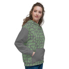 All-Over Print Unisex Hoodie/Colors In Shape Green - Enet Images