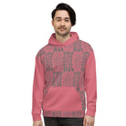 All-Over Print Unisex Hoodie/Grey Shapes - Enet Images