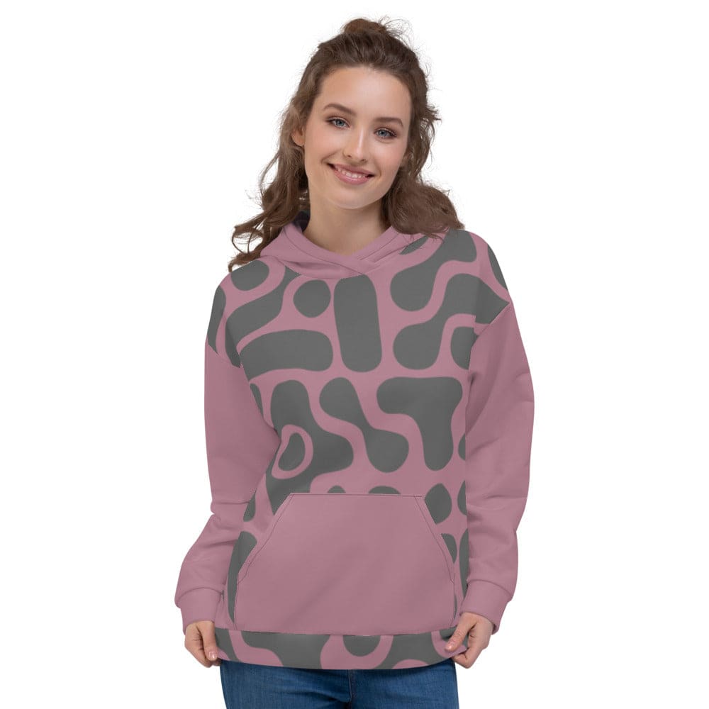 All-Over Print Unisex Hoodie/Shape In Shape - Enet Images