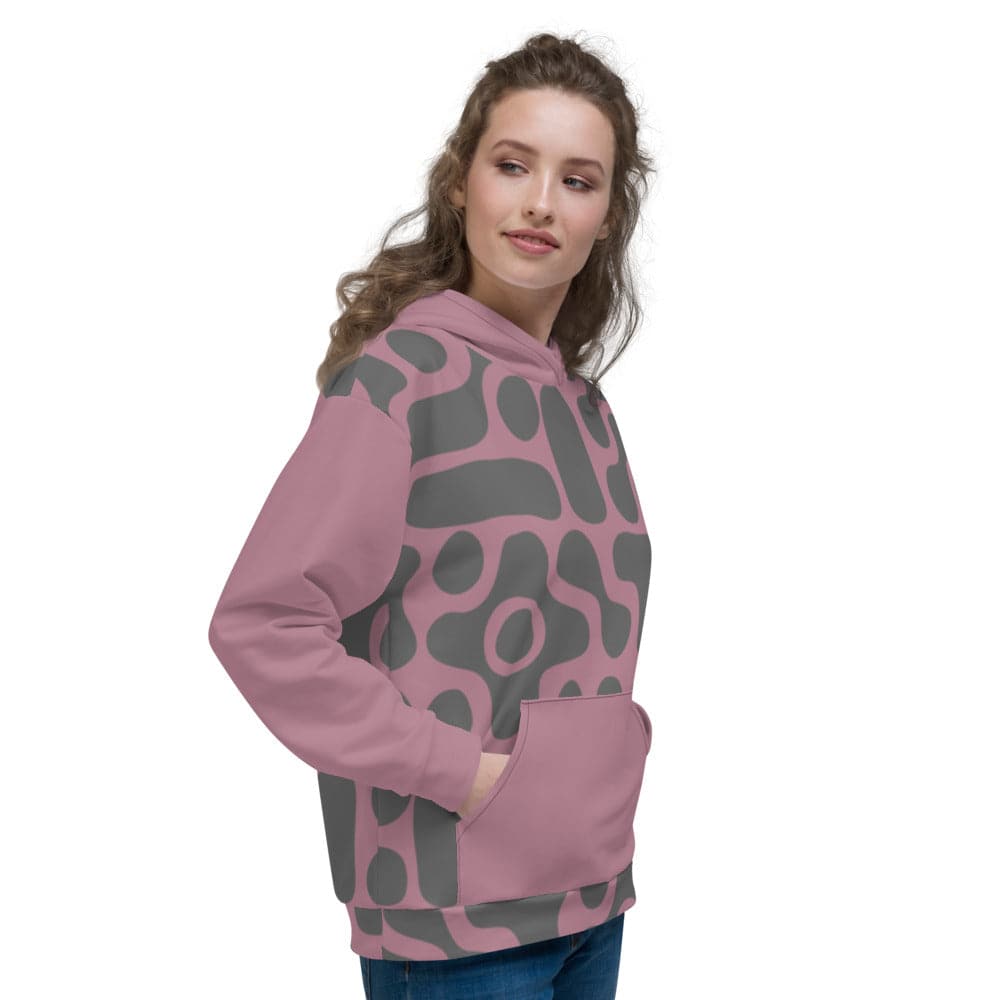 All-Over Print Unisex Hoodie/Shape In Shape - Enet Images